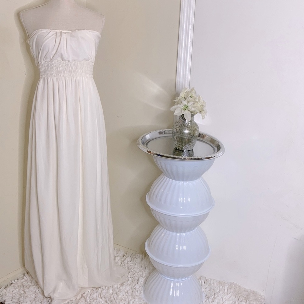Fabrik white maxi dress